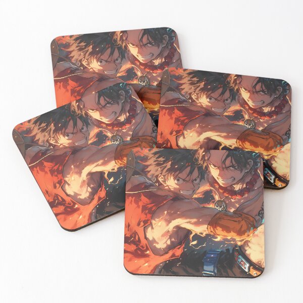 Item preview, Monkey D Luffy One Piece Blazing Pirate Duo Anime designed and sold by justnickthings.