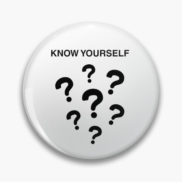 Item preview, “KNOW YOURSELF” motivational bold text tee design designed and sold by TR_fairydesigns.