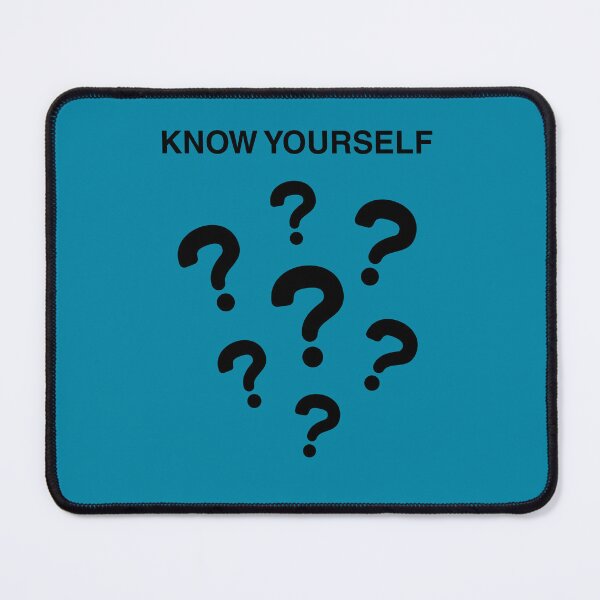 Item preview, “KNOW YOURSELF” motivational bold text tee design designed and sold by TR_fairydesigns.