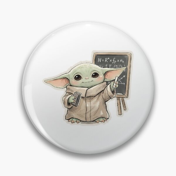 Item preview, BABY YODA PHYSICIST designed and sold by LIS AND MELIVERSO.