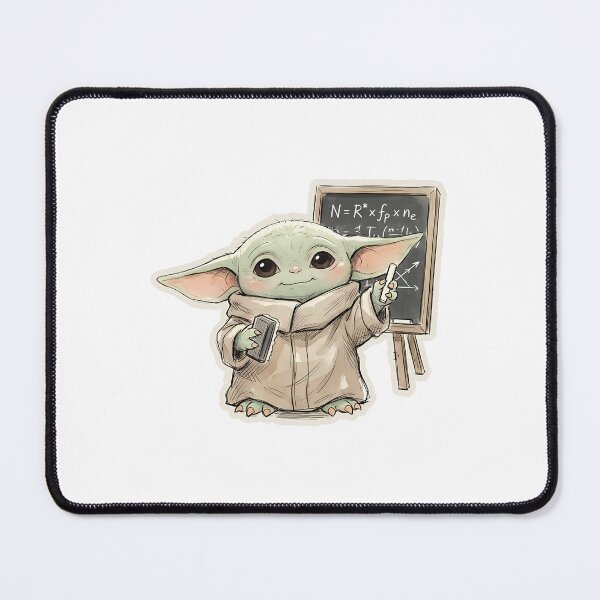 Item preview, BABY YODA PHYSICIST designed and sold by LIS AND MELIVERSO.