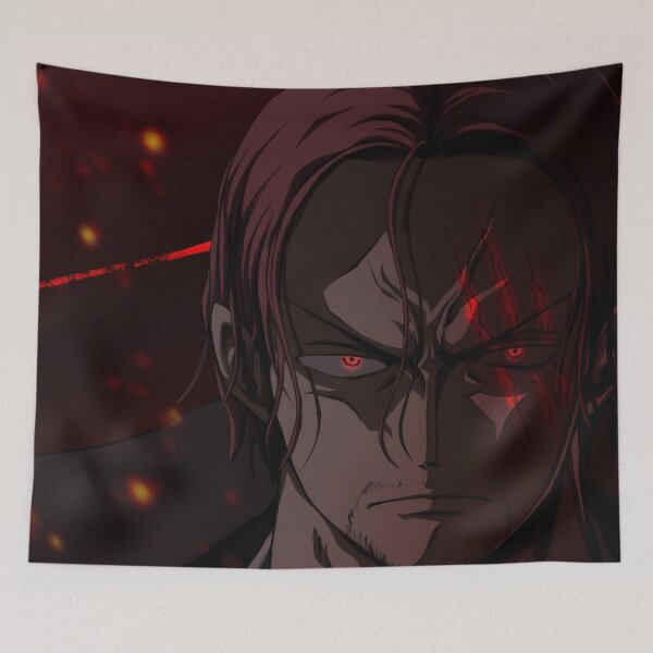 Item preview, Shanks One Piece Dark Red Eyes Captain Portrait designed and sold by justnickthings.