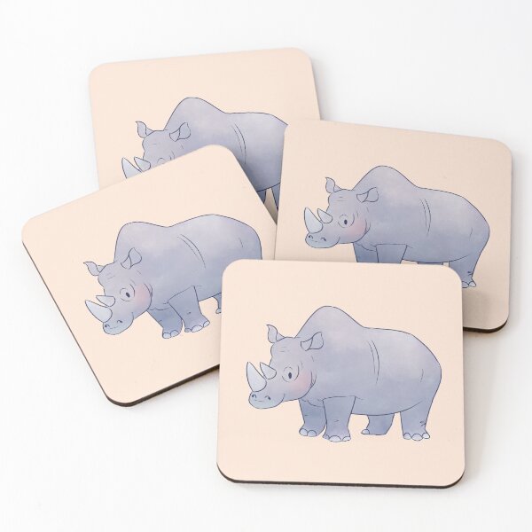 Item preview, Cute Rhinoceros  designed and sold by ManonDeLArt.