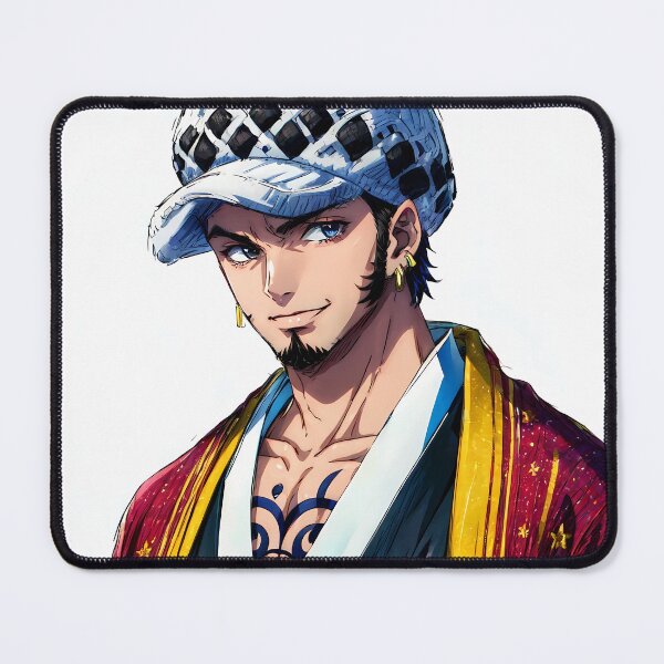 Item preview, Trafalgar Law One Piece Red Kimono Sharp Smile designed and sold by justnickthings.