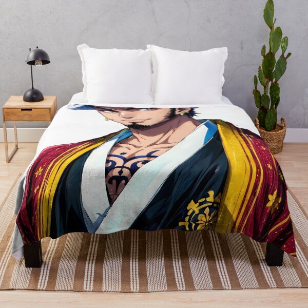 Item preview, Trafalgar Law One Piece Red Kimono Sharp Smile designed and sold by justnickthings.