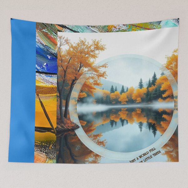 Item preview, Autumn Echo - Impressionist Oil Painting designed and sold by Tama-sirth.