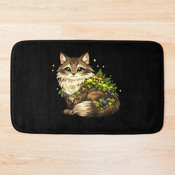 Item preview, Mythical Forest Spirit Maine Coon Cat Magic designed and sold by tineldesign.