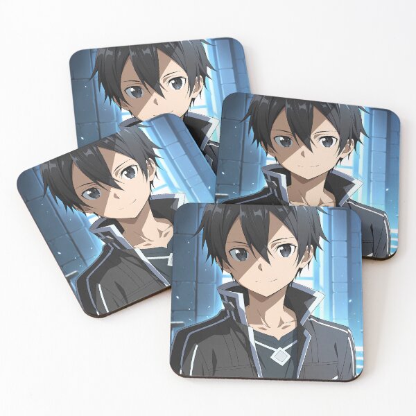 Item preview, Kirito Sword Art Online Calm Blue Portrait designed and sold by justnickthings.