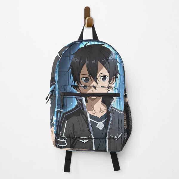 Item preview, Kirito Sword Art Online Calm Blue Portrait designed and sold by justnickthings.