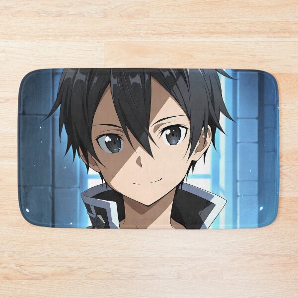 Item preview, Kirito Sword Art Online Calm Blue Portrait designed and sold by justnickthings.