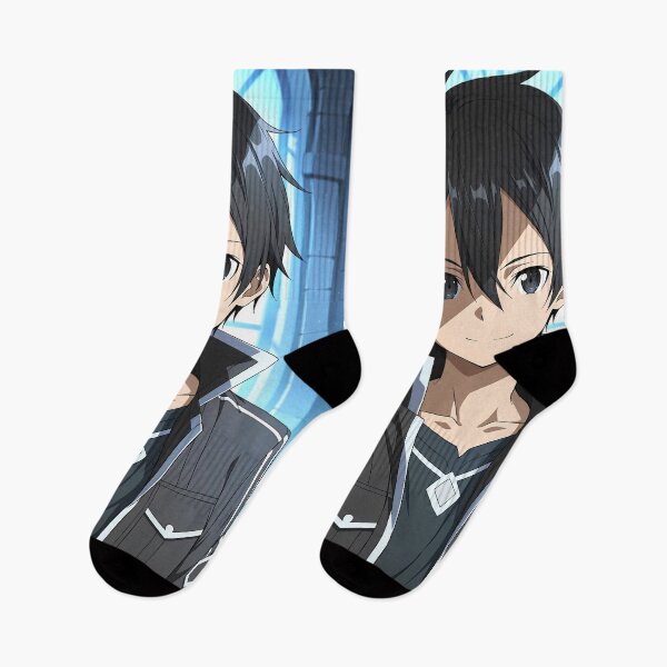 Item preview, Kirito Sword Art Online Calm Blue Portrait designed and sold by justnickthings.