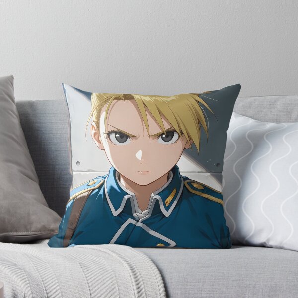 Item preview, Riza Hawkeye Fullmetal Alchemist Intense Blue Uniform Closeup designed and sold by justnickthings.