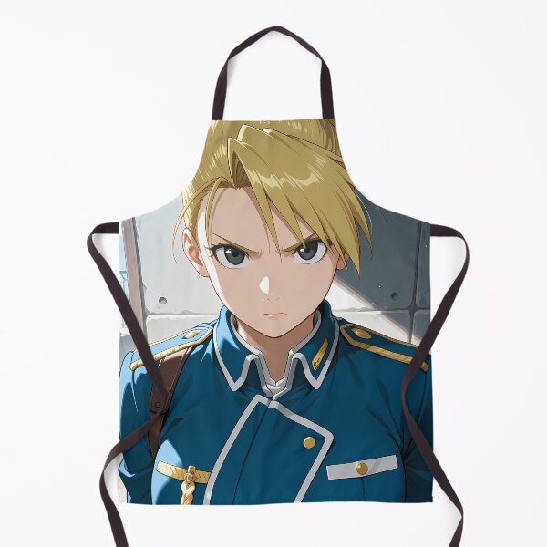 Item preview, Riza Hawkeye Fullmetal Alchemist Intense Blue Uniform Closeup designed and sold by justnickthings.
