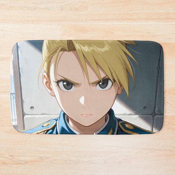 Item preview, Riza Hawkeye Fullmetal Alchemist Intense Blue Uniform Closeup designed and sold by justnickthings.