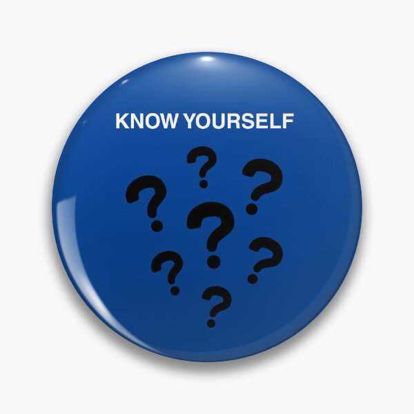 Item preview, “KNOW YOURSELF” motivational bold text tee design designed and sold by TR_fairydesigns.