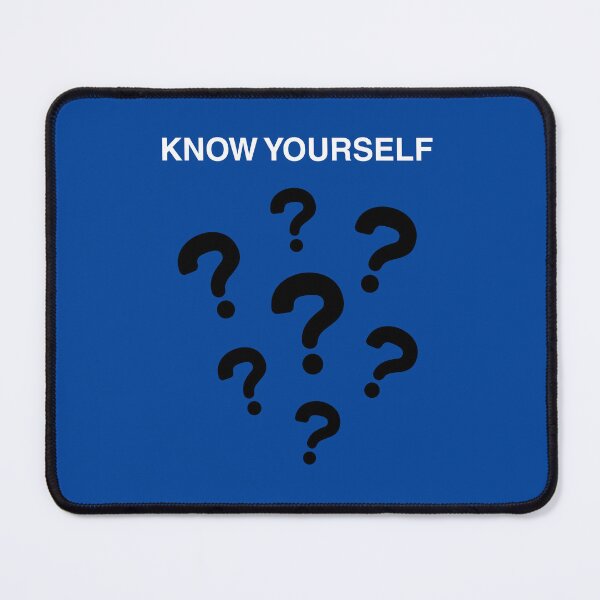 Item preview, “KNOW YOURSELF” motivational bold text tee design designed and sold by TR_fairydesigns.