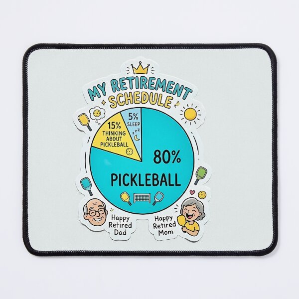 Item preview, Funny Pickleball Retirement Gift Sticker — Dink It To Win It Retired Grandma Paddle Sport designed and sold by VectorJoy.