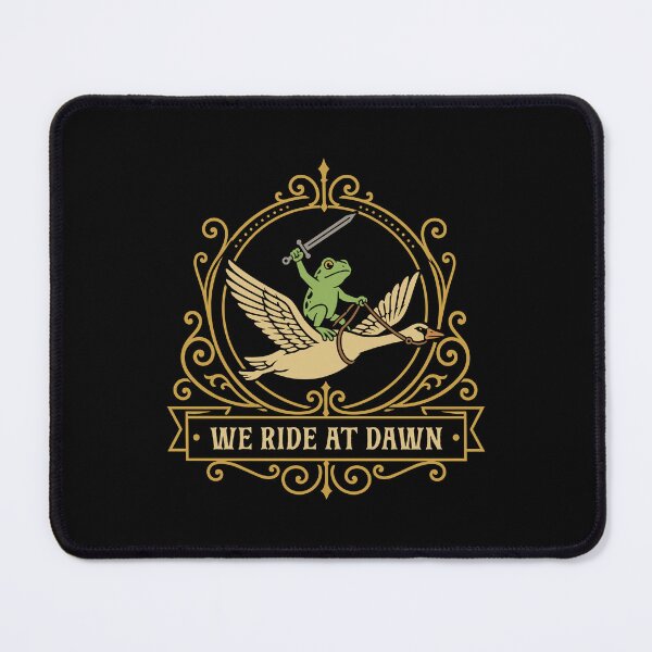 Item preview, Frog Geese We Ride at Dawn Funny Animals designed and sold by pixeptional.