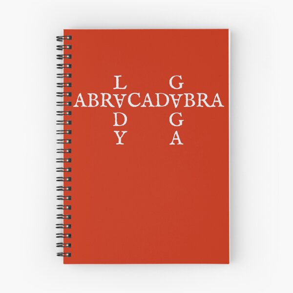 Item preview, Lady Gaga Abracadabra Cross Typography - Dark Pop Minimalist Art designed and sold by urstyle04.