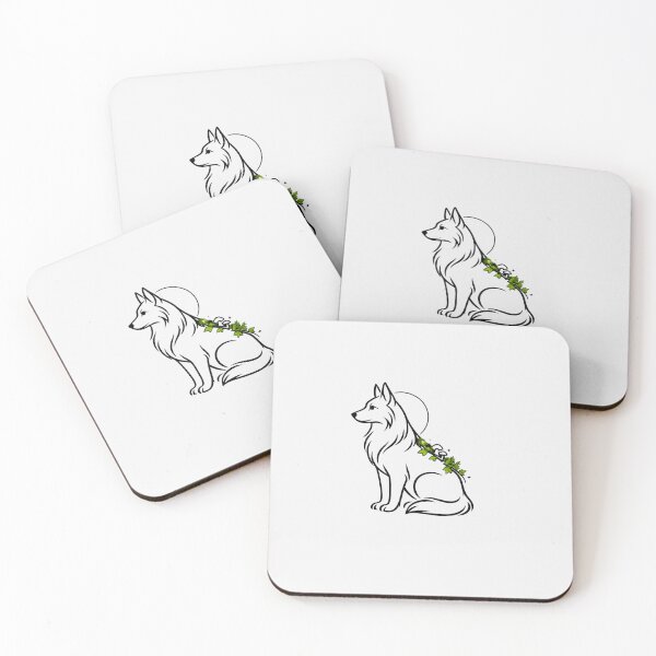Item preview, Minimalist Forest Spirit German Shepherd Line Art designed and sold by tineldesign.