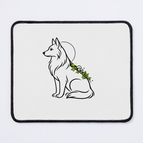 Item preview, Minimalist Forest Spirit German Shepherd Line Art designed and sold by tineldesign.