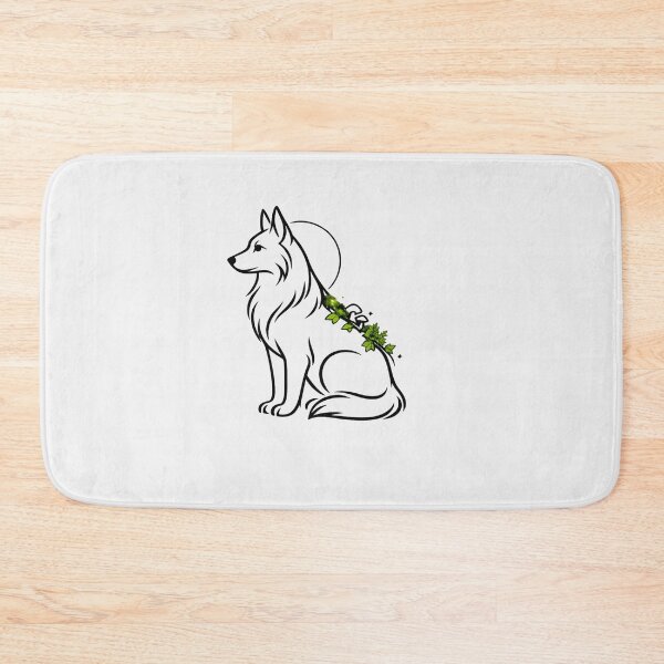 Item preview, Minimalist Forest Spirit German Shepherd Line Art designed and sold by tineldesign.