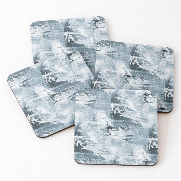 Item preview, Landscape Abstract in Monochromatic Blue designed and sold by Artistestella.