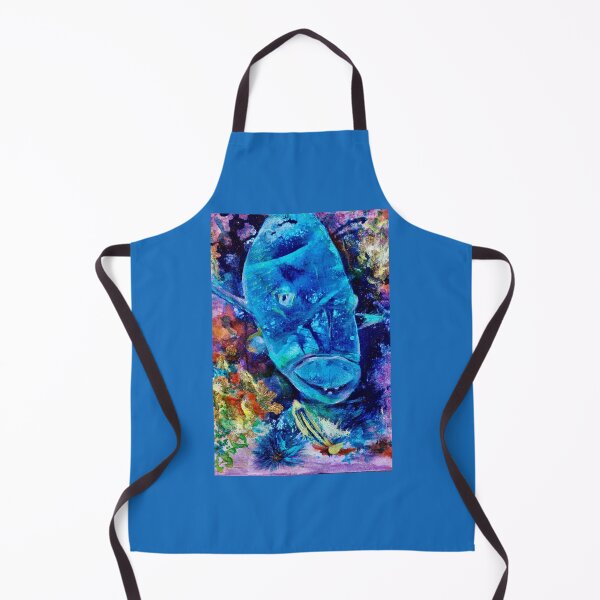 Item preview, Blue Groper Fish designed and sold by CoryAcornArt.