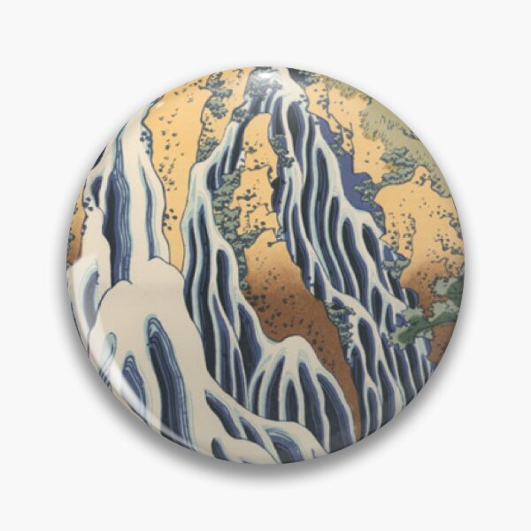 Item preview, Hokusai Kirifuri Waterfall at Mount Kurokami - Vintage Ukiyo-e Landscape designed and sold by vekotpu.