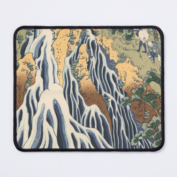 Item preview, Hokusai Kirifuri Waterfall at Mount Kurokami - Vintage Ukiyo-e Landscape designed and sold by vekotpu.