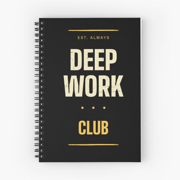 Item preview, Deep Work Club Minimalist Creator Badge Gift  designed and sold by Nuiicha65.