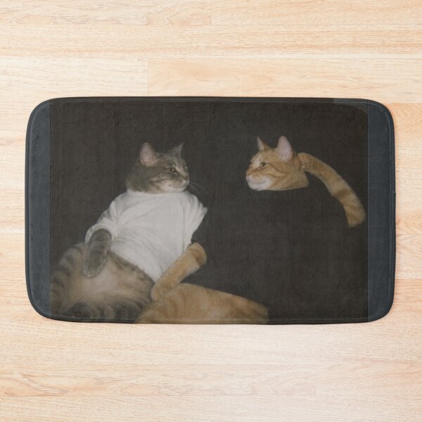 Item preview, Cats on Couch Polaroid Two Cats Wearing Shirt Funny Cat Photo designed and sold by bosamji.