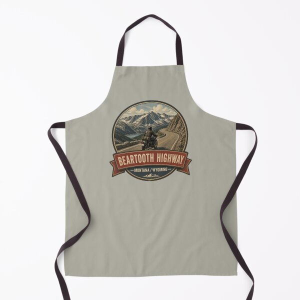 Item preview, Beartooth Highway US 212 Motorcycle Sticker & T-Shirt 06 designed and sold by OuterShellUK.