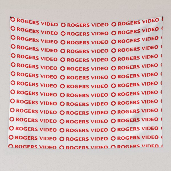 Item preview, Rogers Video store Canadian retro nostalgia logo t-shirt - Red Logo designed and sold by Varian Skye.