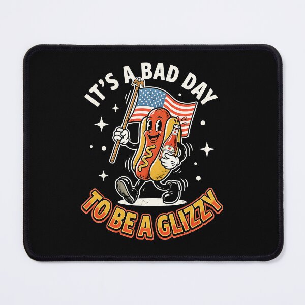 Item preview, Its A Bad Day To Be A Glizzy Funny Hot Dog American Flag Patriot  designed and sold by graphixpolash.