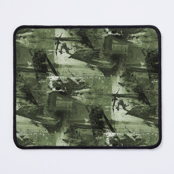 Item preview, Landscape Abstract in Monochromatic Dark Green designed and sold by Artistestella.