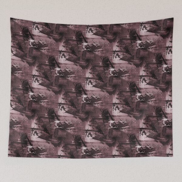 Item preview, Landscape Abstract in Monochromatic Dark Marron designed and sold by Artistestella.