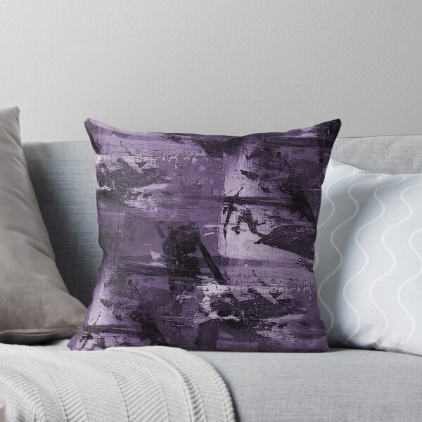 Item preview, Landscape Abstract in Monochromatic Dark Purple designed and sold by Artistestella.