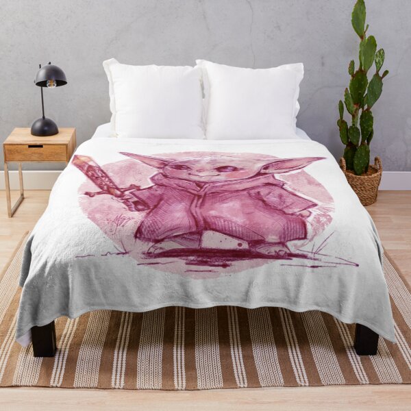 Item preview, BABY YODA WARRIOR MAUVE PINK designed and sold by melyverso.