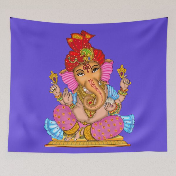 Item preview, Lord Ganesha Artwork | Sacred Hindu Digital Art Illustration designed and sold by Harshit_Digital_Arts.