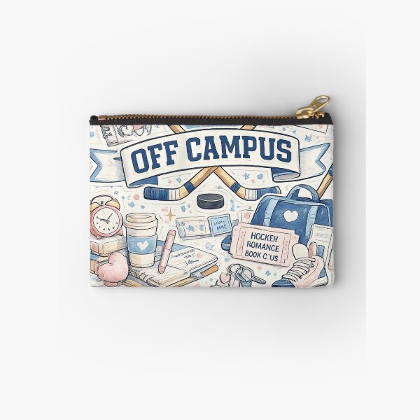 Item preview, Off Campus Hockey Romance Aesthetic Sticker Design designed and sold by LatestDesign95.