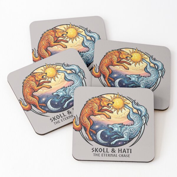 Item preview, Skoll and Hati: The Eternal Chase designed and sold by Glitch Forge.