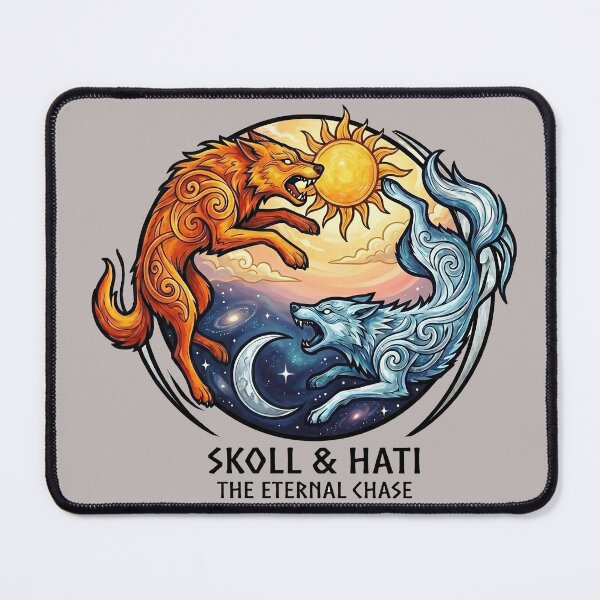 Item preview, Skoll and Hati: The Eternal Chase designed and sold by Glitch Forge.