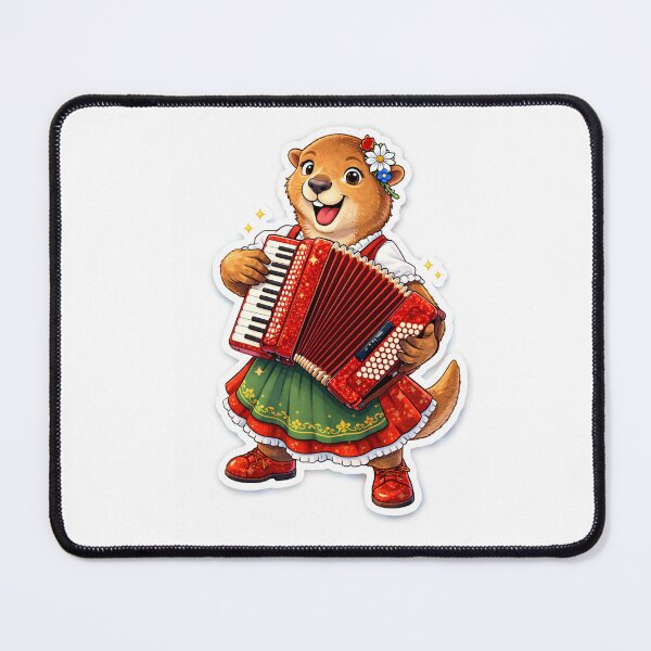 Item preview, Marmot with accordion designed and sold by Silviasax .