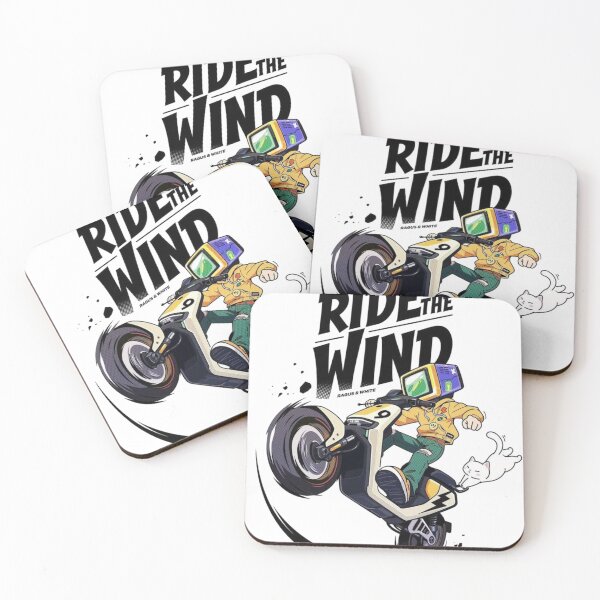 Item preview, Ride The Wind Retro Scooter Graphic Design designed and sold by The craft.