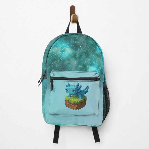 Item preview, Blue Minecraft Axolotl Blue Galaxy Buddy designed and sold by LyssasMindArt.