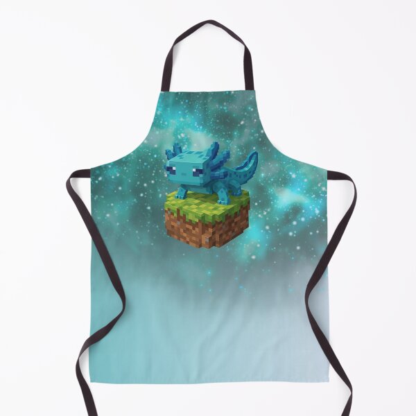 Item preview, Blue Minecraft Axolotl Blue Galaxy Buddy designed and sold by LyssasMindArt.