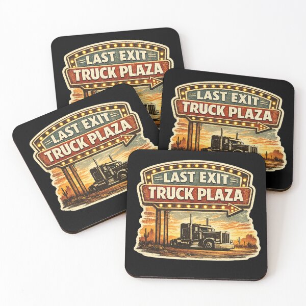 Item preview, Last Exit Truck Plaza - Vintage Trucking designed and sold by cre8it.