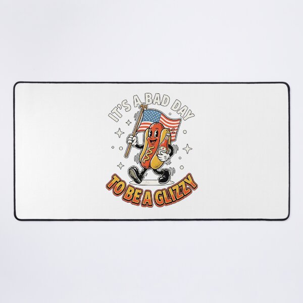 Item preview,  Its A Bad Day To Be A Glizzy Funny Hot Dog American Flag Patriot designed and sold by graphixpolash.