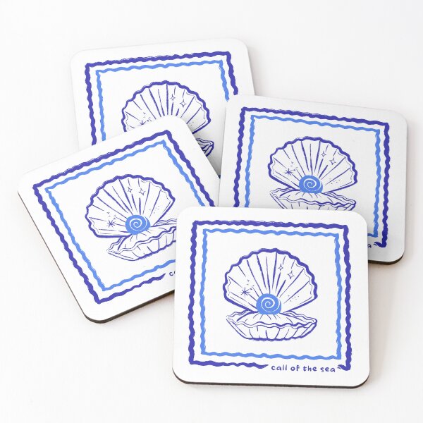 Item preview, Call of the Sea Shell Illustration, Coastal Euro Summer Aesthetic designed and sold by art-injoy.